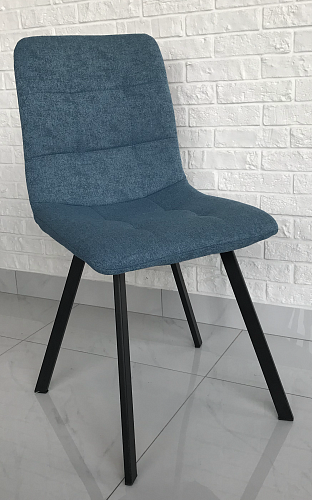 Стул на металлокаркасе Bruk blue / white фото покупателя 3